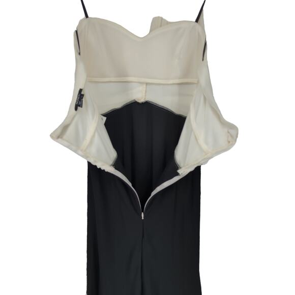 EUC XOXO Dress Cream Womens L Light stain on Breast Plate - Picture 3 of 8